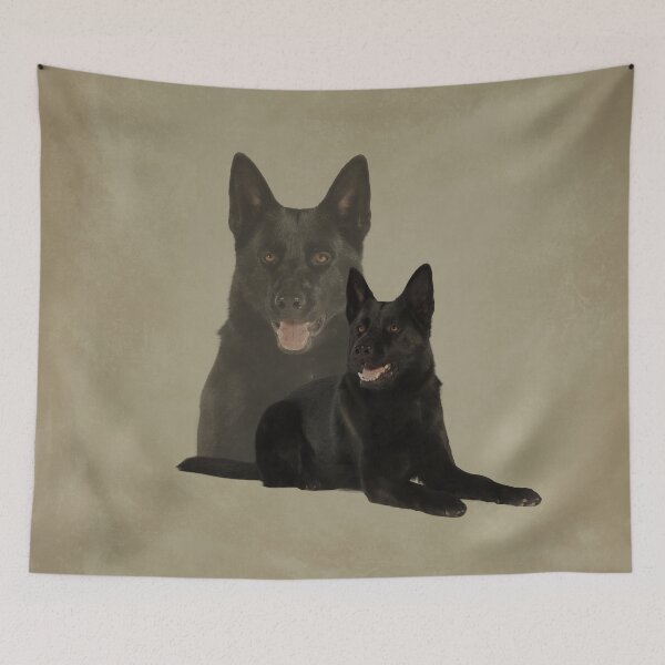Item preview, Black German Shepherd Dog - GSD designed and sold by k9printart.