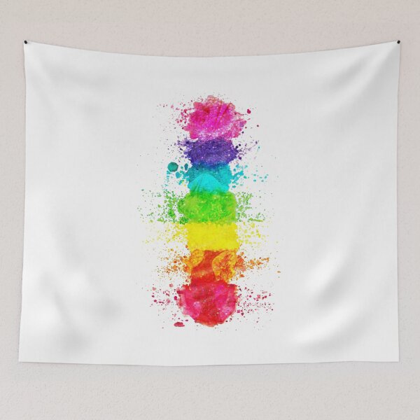 Item preview, Seven Chakra Watercolors - Vertical designed and sold by serenaking.