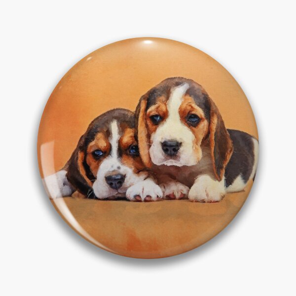 Item preview, Cute Beagle puppies designed and sold by k9printart.