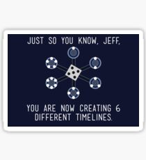 Community: Different Timelines Sticker