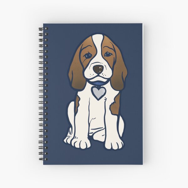 Chiot beagle, mini cahier spirale, 240 pages, Fr