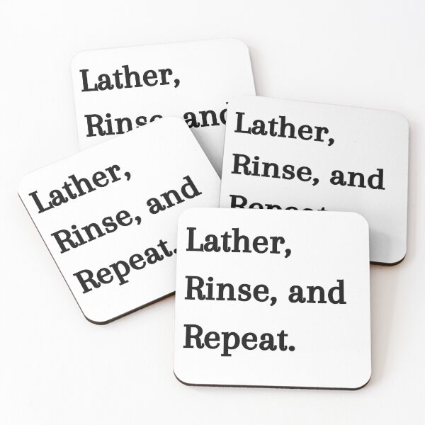Item preview, Lather, Rinse, and Repeat  designed and sold by EnlightParis.