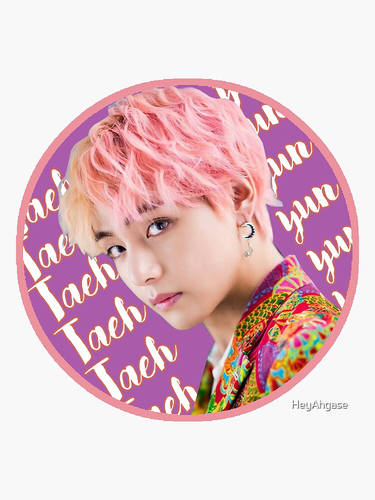 BTS V Sticker By HeyAhgase Redbubble