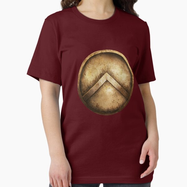 Vista previa del artículo con la obra «Escudo espartano», diseñado y vendido por dtkindling.