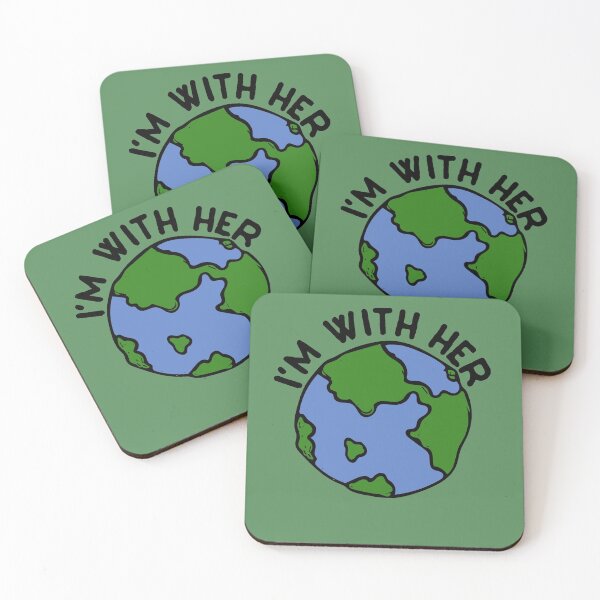 Item preview, I'm with her earth day  designed and sold by FrictionMaxxing.