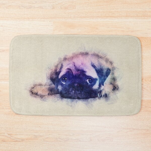 Item preview, Pug puppy Sketch  Digital Art designed and sold by k9printart.