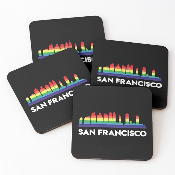 Item preview, LGBT Flag Rainbow Shirt San Francisco City Pride designed and sold by Orange Pieces.