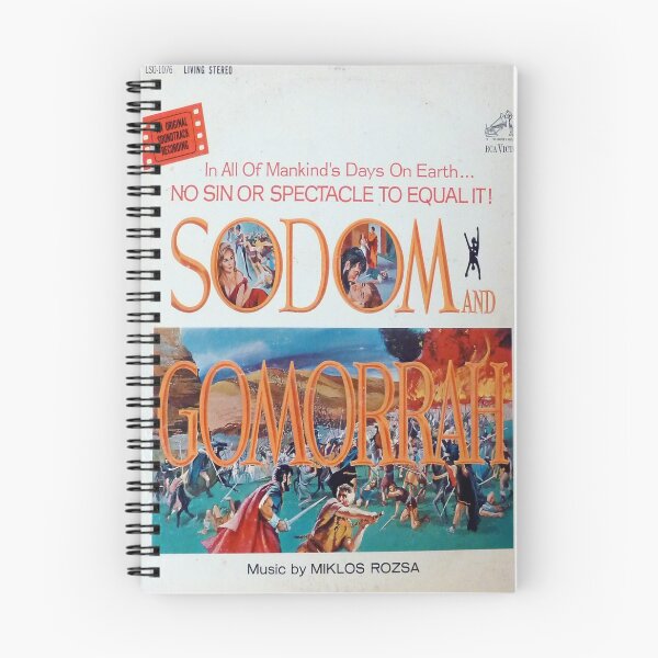 Item preview, SODOM & GOMORRAH soundtrack album cover Miklos Rozsa  designed and sold by Vintaged.