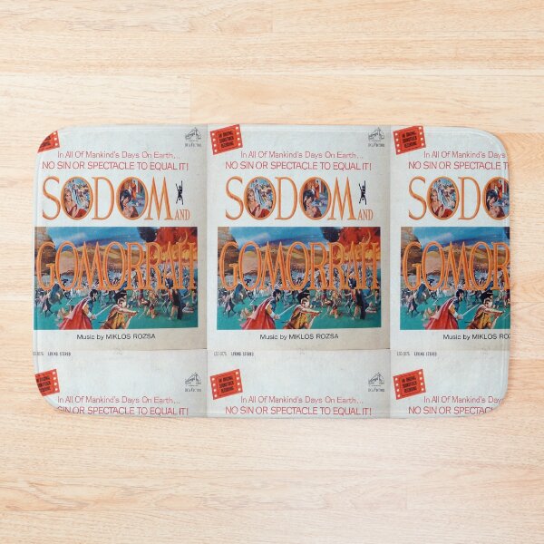 Item preview, SODOM & GOMORRAH soundtrack album cover Miklos Rozsa  designed and sold by Vintaged.