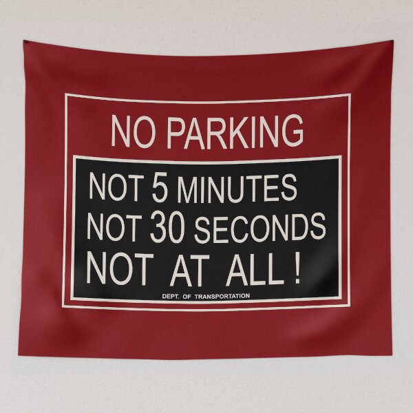 Item preview, No parking designed and sold by Luis J. de la Fuente.