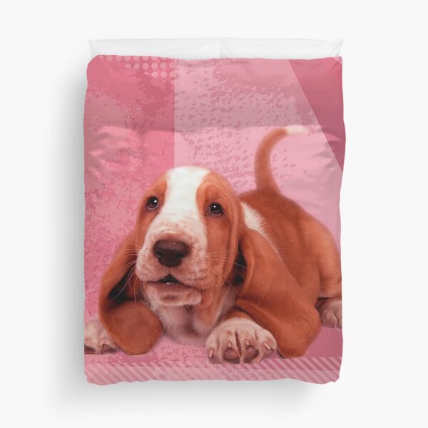 basset hound duvet cover