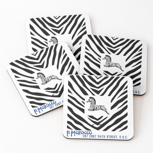 Item preview, 1930's Manhattan Nightclub El Morocco (black & blue) designed and sold by Fairytale of DC.