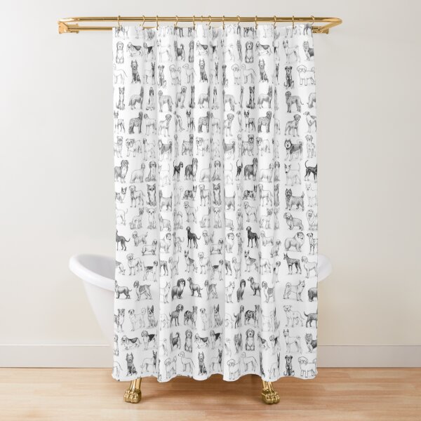 Dogs Shower Curtain