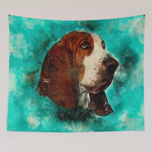 Aperçu de l'œuvre Basset Hound créée et vendue par k9printart.