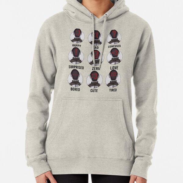 Borderlands Zer0 Facial Expressions Pullover Hoodie