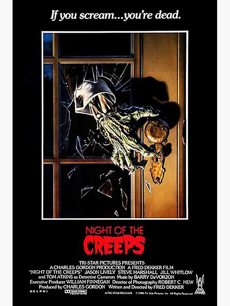 "NIGHT OF THE CREEPS " Poster For Sale By Awanlekmusleh | Redbubble