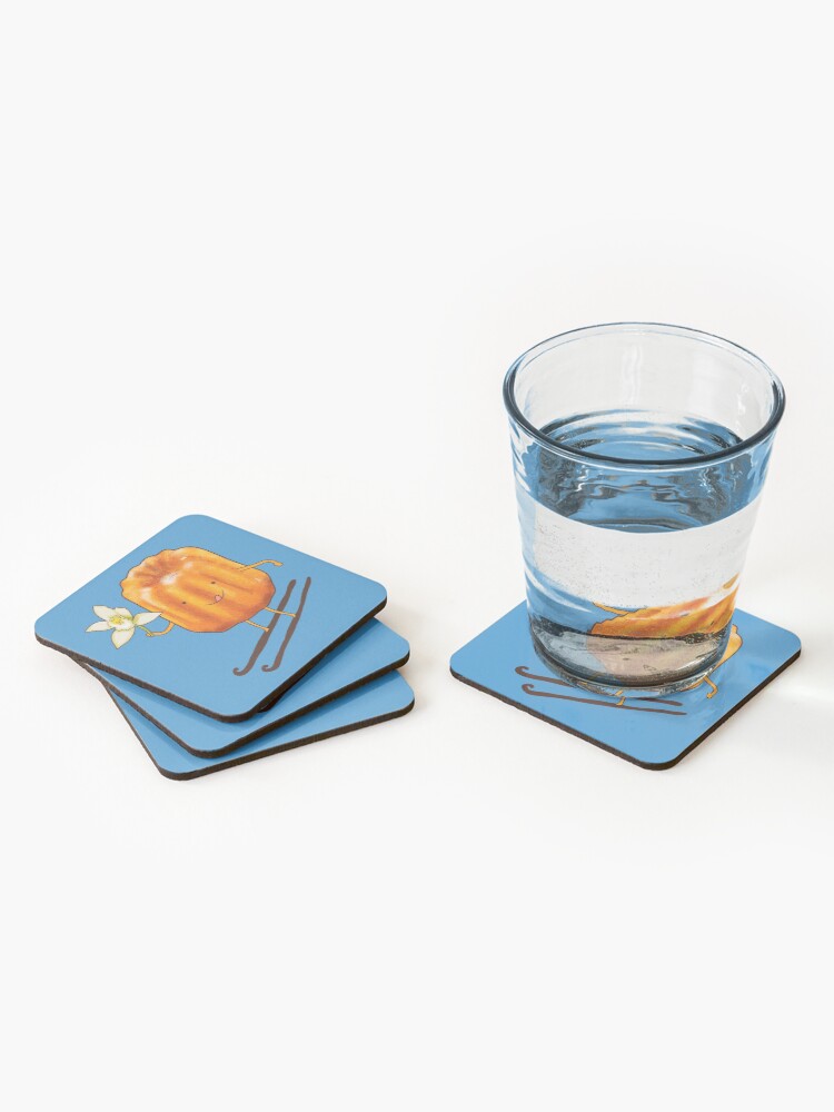 Alternate view of Cute canelé and vanilla Coasters (Set of 4)