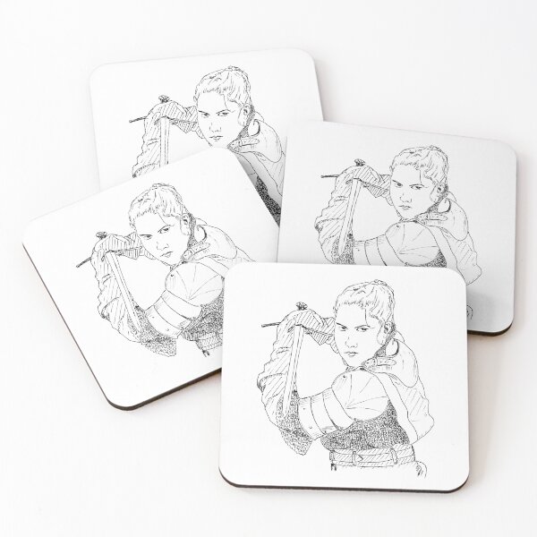 Item preview, Lineart - Sword woman designed and sold by Erik Erosa.