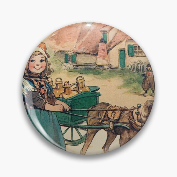 Item preview, Dutch Girl with Milk Wagon designed and sold by reynoldjay.