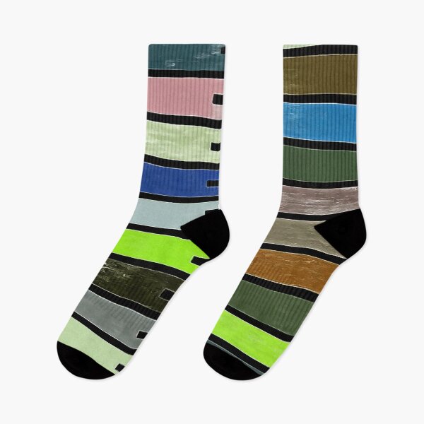 Item preview, Ladder Color Blocks Complimenting Coral designed and sold by taiche.