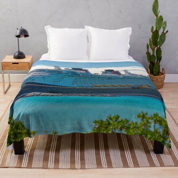 DCL's Fantasy at Castaway Cay, Bahamas Throw Blanket
