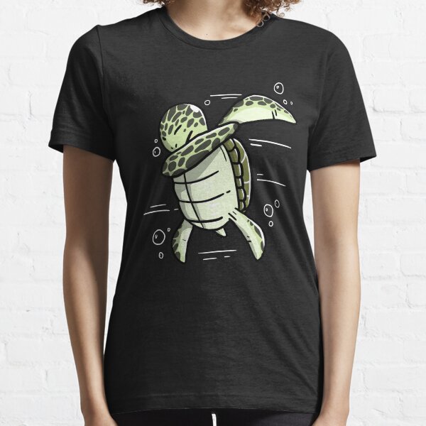 Funny Dabbing Sea Turtle Essential T-Shirt