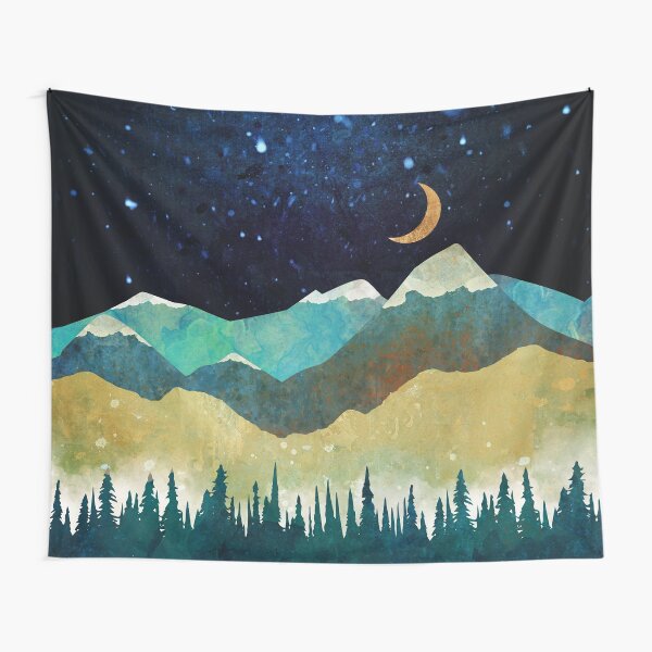 Snowy Night Tapestry