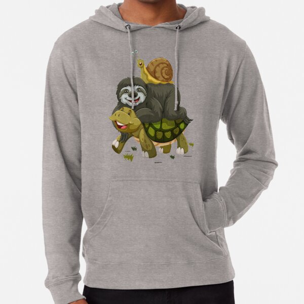 Happy Slow Friends Lightweight Hoodie