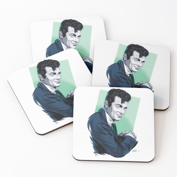 Item preview, Tony Curtis - An illustration by Paul Cemmick designed and sold by TIGERDAVER.