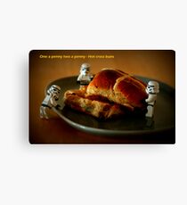 Hot cross buns Canvas Print