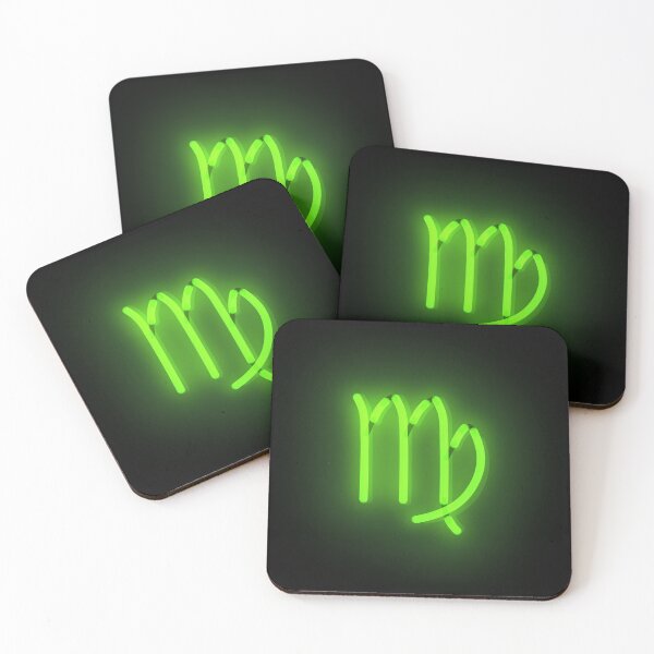 Item preview, Virgo Zodiac Neon Sign Green designed and sold by alm0st-aliv3.