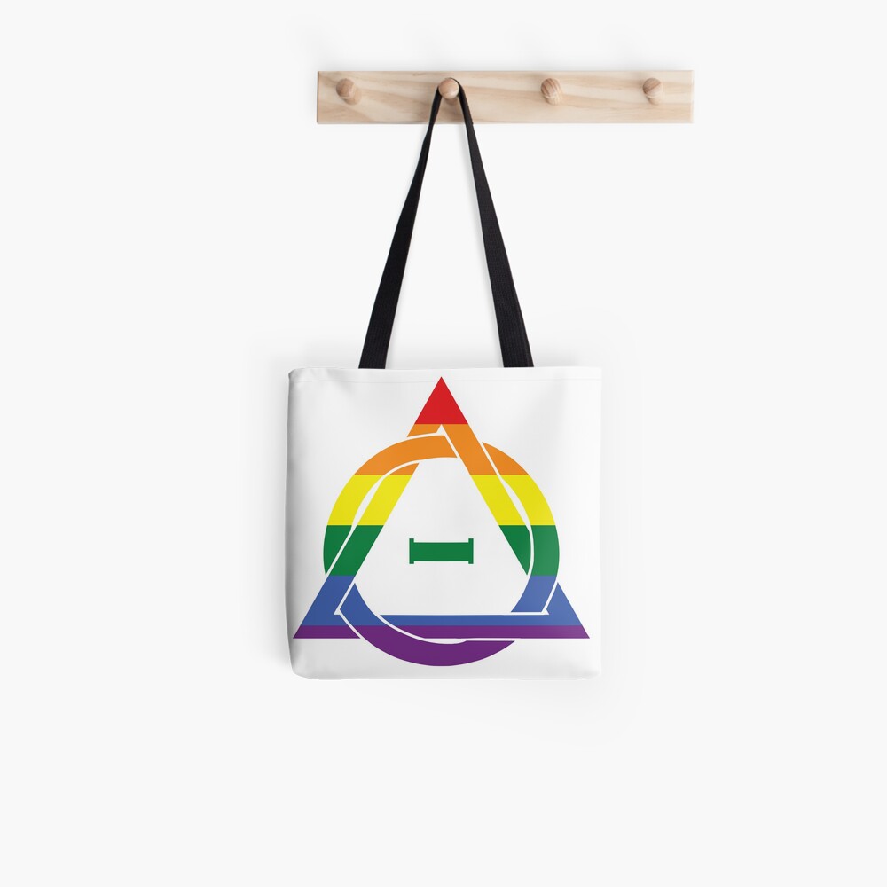 Therian Theta Delta Symbol Pride/lgbtq 3'x3' Stickers 