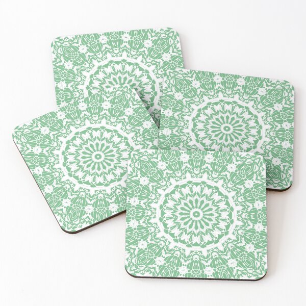 Item preview, May Green Mandala designed and sold by Kelly Dietrich Mandala & Fractal Art.