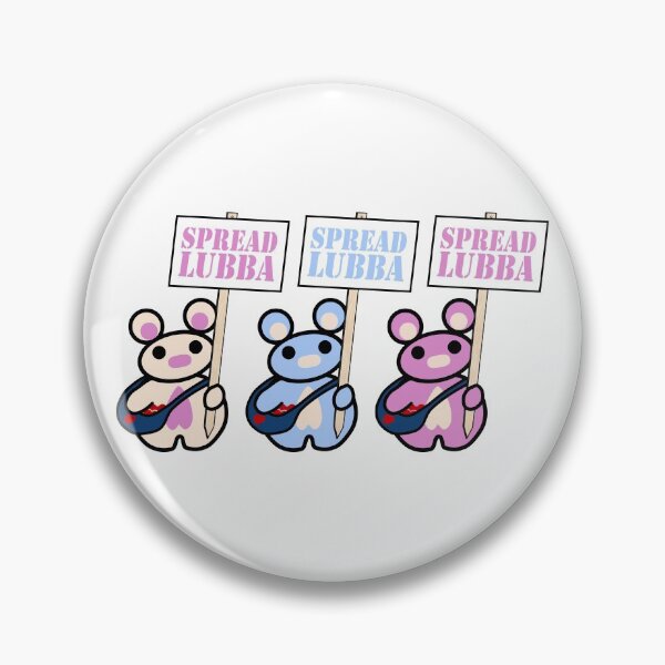 Item preview, Three Chibis (Spread Lubba in Protest) designed and sold by Carbon-Fibre Media.