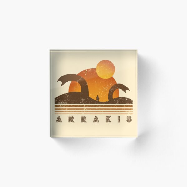 Arrakis (Aged) Acrylic Block