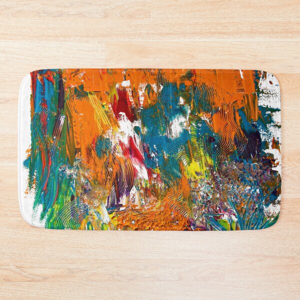 Item preview, Palo Duro - a Vibrant Abstract Oil Painting designed and sold by KarenRHarris.