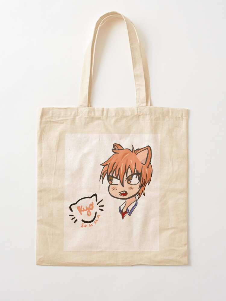 Kyo Sohma Fruits Basket Embroidery Canvas Tote Bag Totes Bags Purses Valresa Com