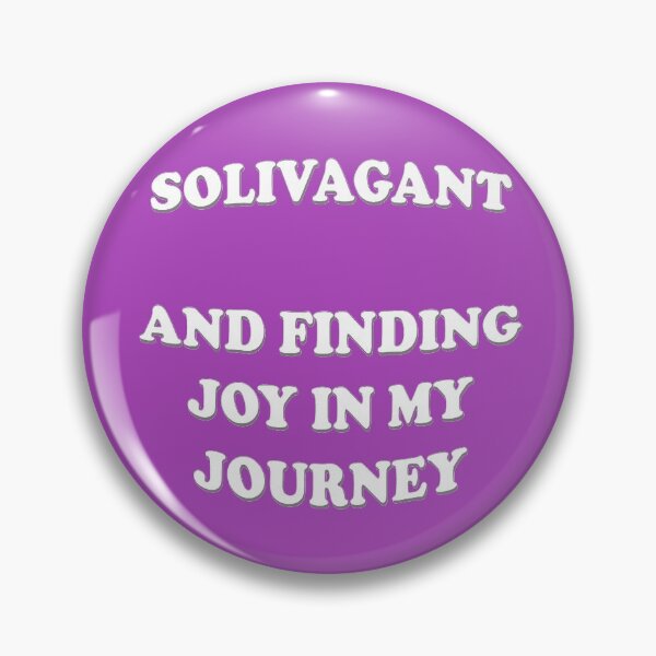 Item preview, Solivagant And Finding Joy In My Journey Lone Walker Quote  designed and sold by taiche.