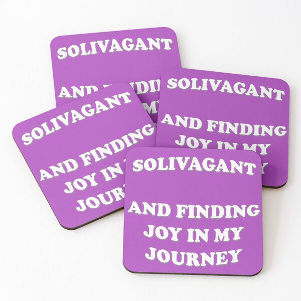 Item preview, Solivagant And Finding Joy In My Journey Lone Walker Quote  designed and sold by taiche.