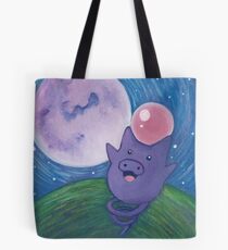 Pokemon Painting - Spoink Tote Bag