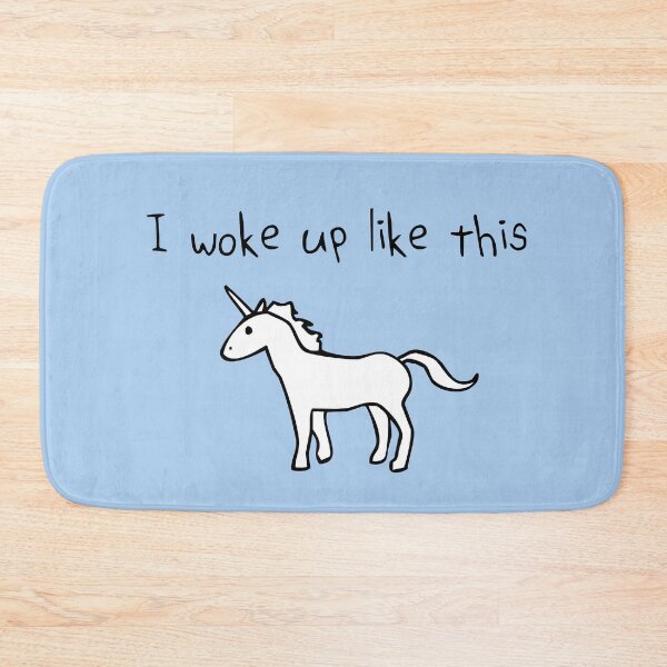 Item preview, I Woke Up Like This (Unicorn) designed and sold by jezkemp.