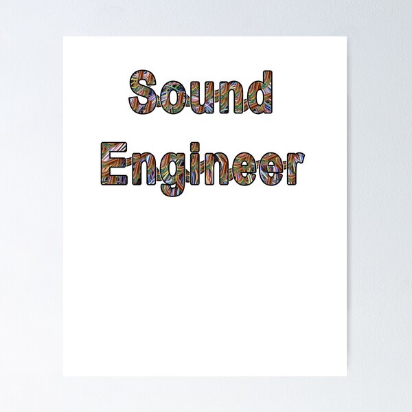 Item preview, SOUND ENGINEER  designed and sold by iamhewho.