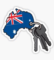 Keys to Australia Sticker
