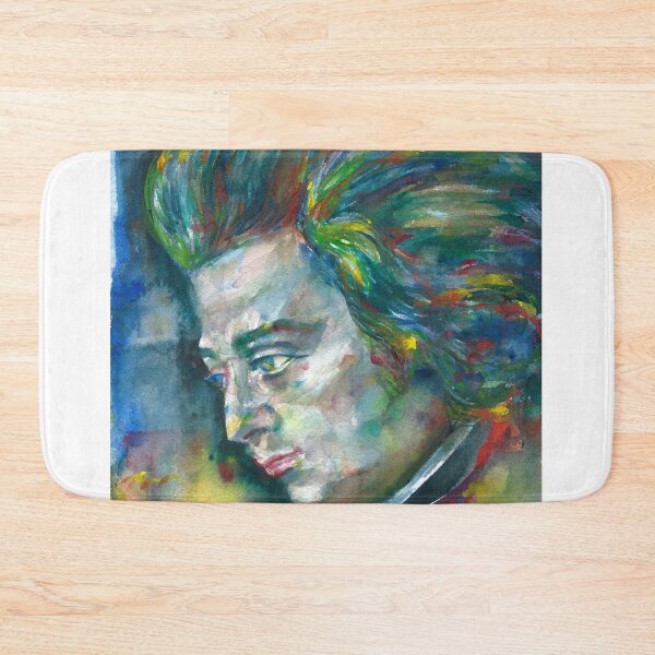 Item preview, WOLFGANG AMADEUS MOZART watercolor portrait.3 designed and sold by lautir.