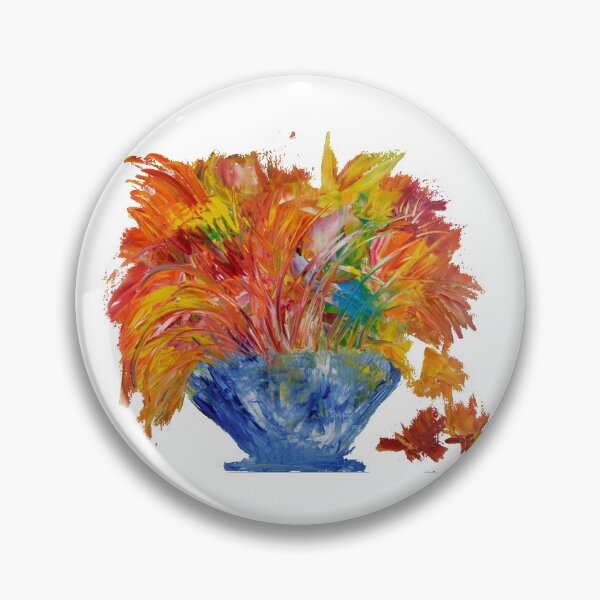 Artikelvorschau, Blumenstrauß - ein expressionistisches Ölgemälde entworfen und verkauft von KarenRHarris.