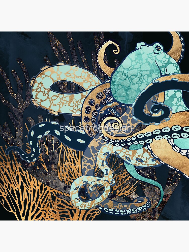 Metallic Octopus II by spacefrogdesign