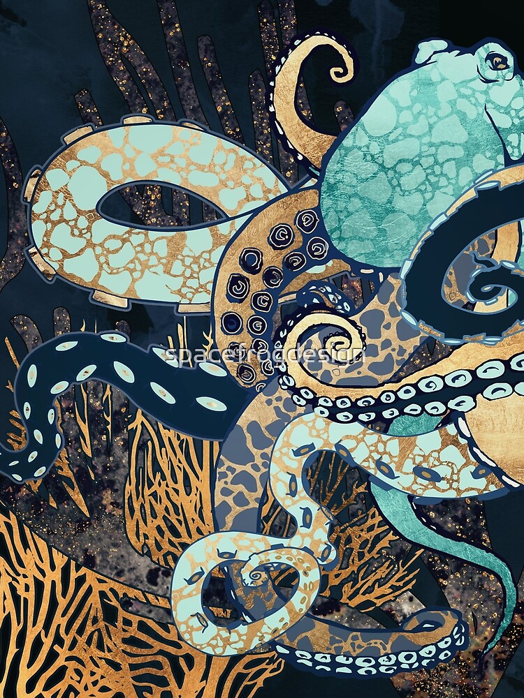 Metallic Octopus II by spacefrogdesign