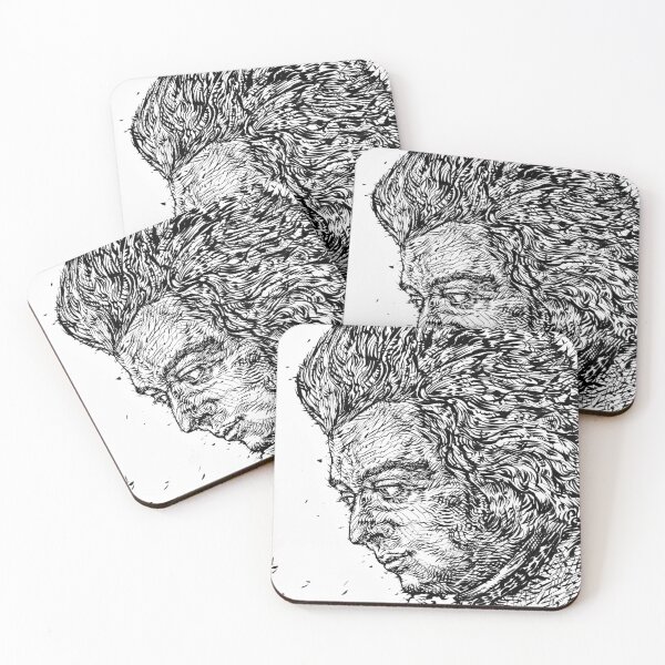 Item preview, WOLFGANG AMADEUS MOZART ink portrait designed and sold by lautir.
