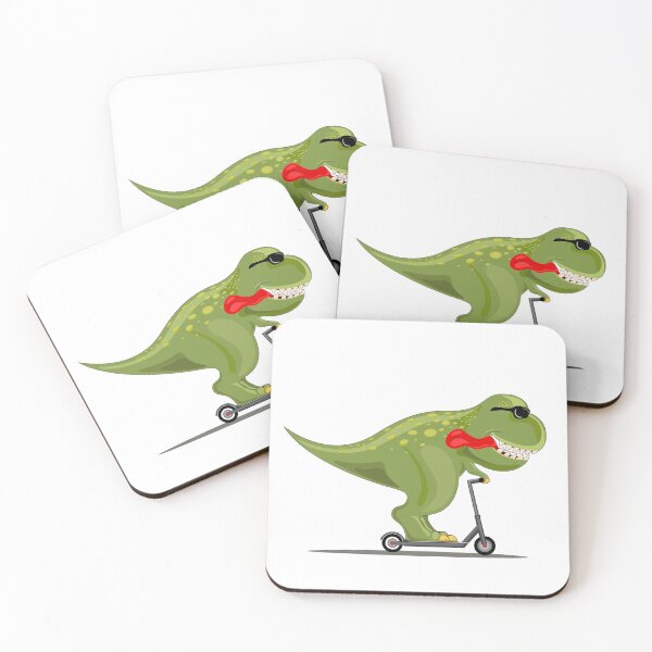 Item preview, T Rex on an Electric Scooter designed and sold by Rahdoo.