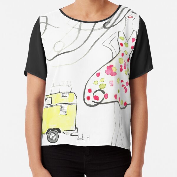 Dream of travel Chiffon Top